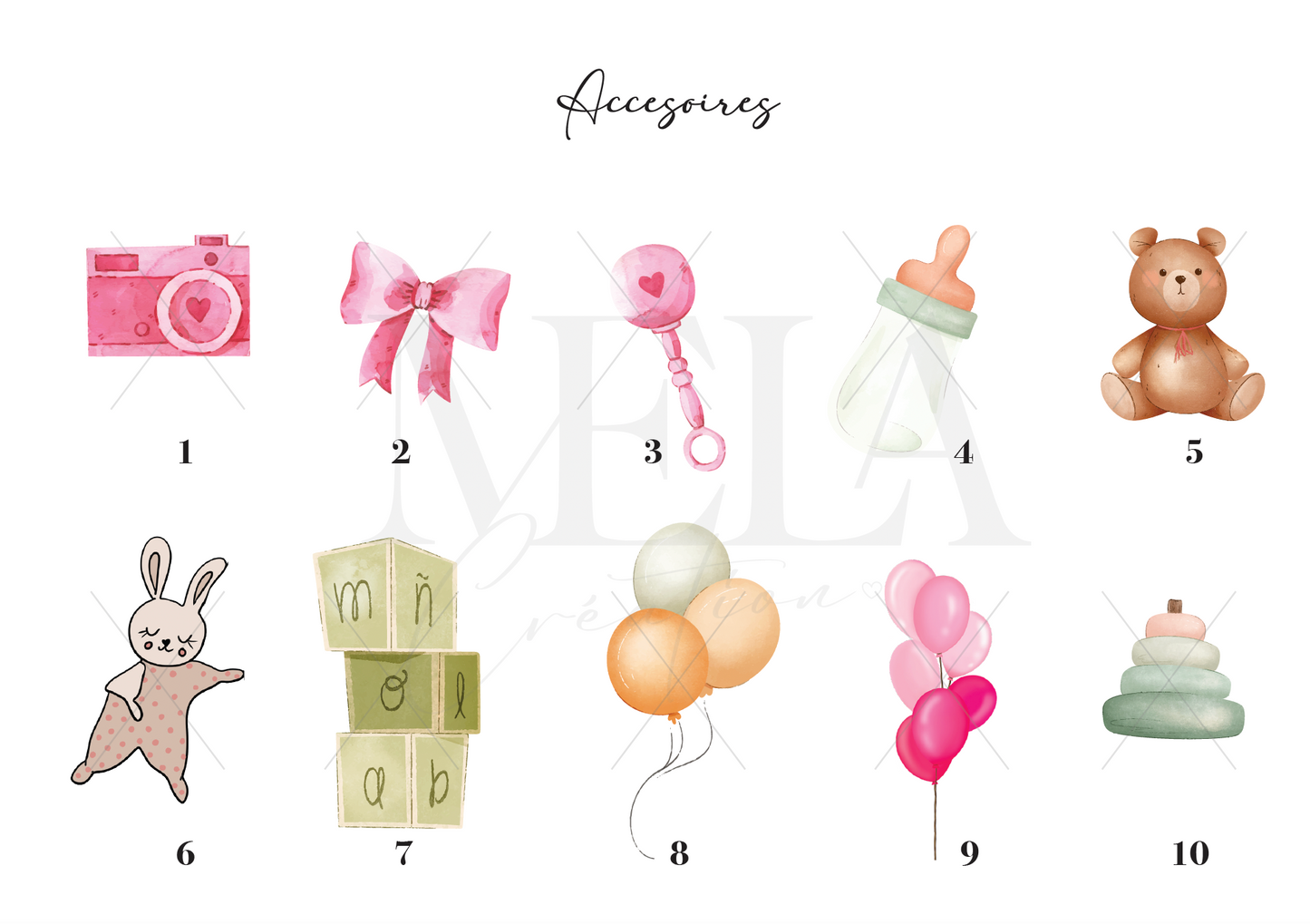 Portrait naissance personnalisé